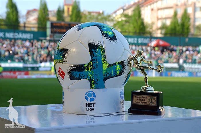 Dění na tribunách Bohemians - Jihlava 1:1