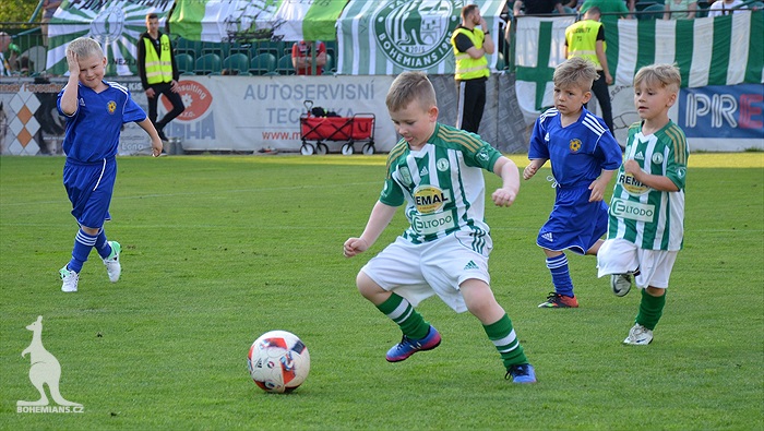 Dění na tribunách Bohemians - Jihlava 1:1