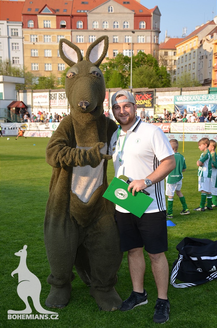 Dění na tribunách Bohemians - Jihlava 1:1