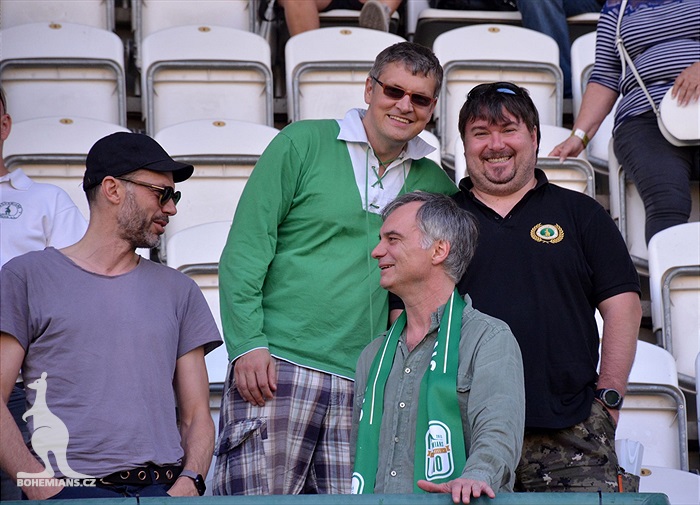 Dění na tribunách Bohemians - Jihlava 1:1