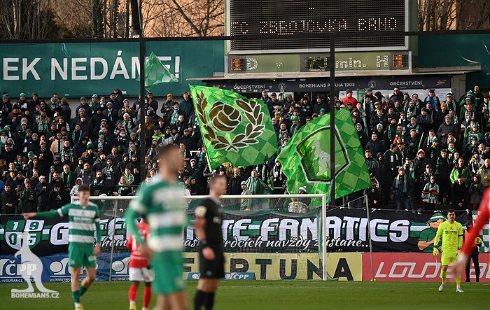 Bohemians - Brno 1:1 (0:0)