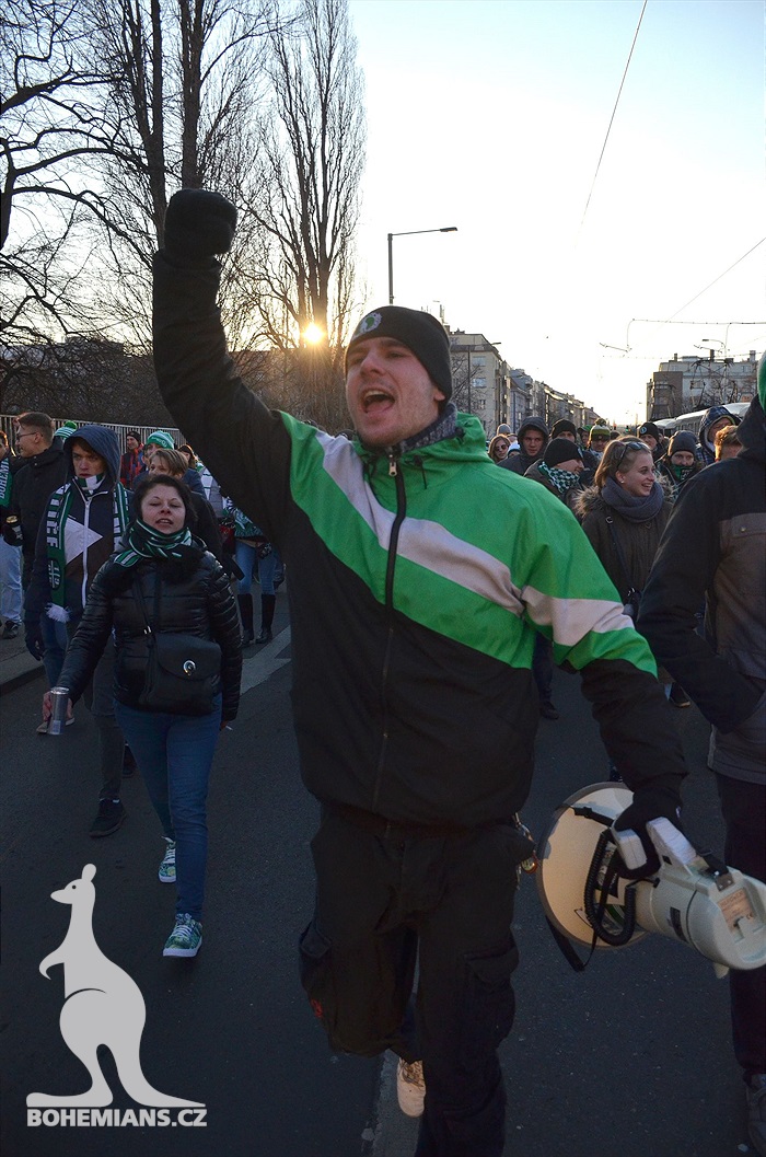 Dění na tribunách: Slavia - Bohemians