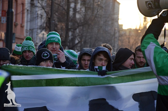 Dění na tribunách: Slavia - Bohemians