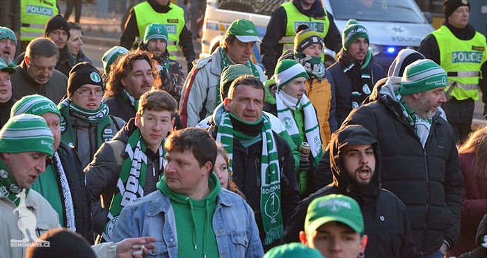 Dění na tribunách: Slavia - Bohemians