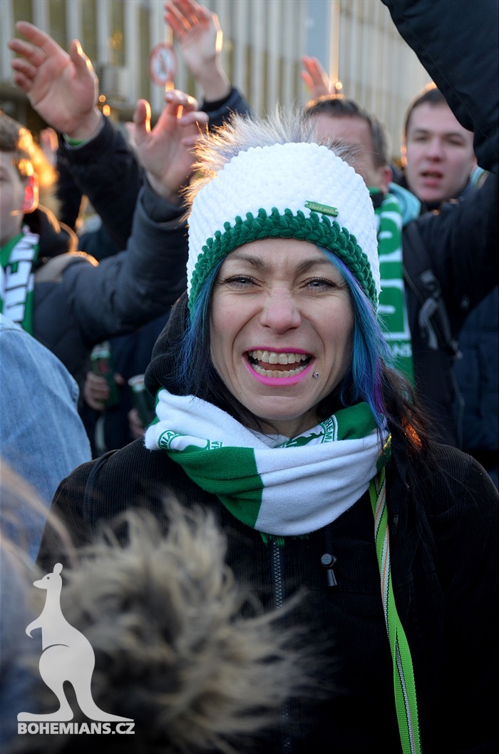 Dění na tribunách: Slavia - Bohemians