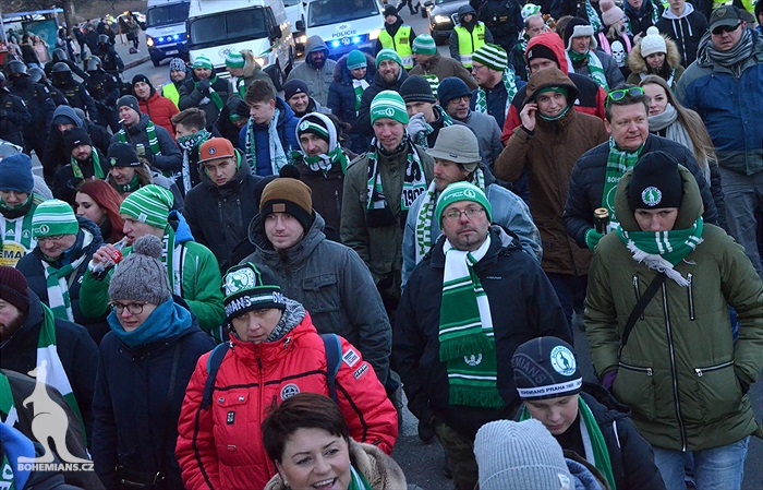 Dění na tribunách: Slavia - Bohemians