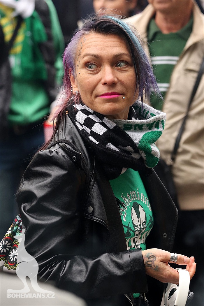 Dění na tribunách: Bohemians - Jablonec