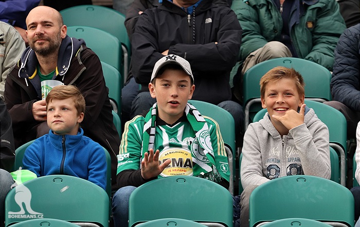 Dění na tribunách: Bohemians - Jablonec