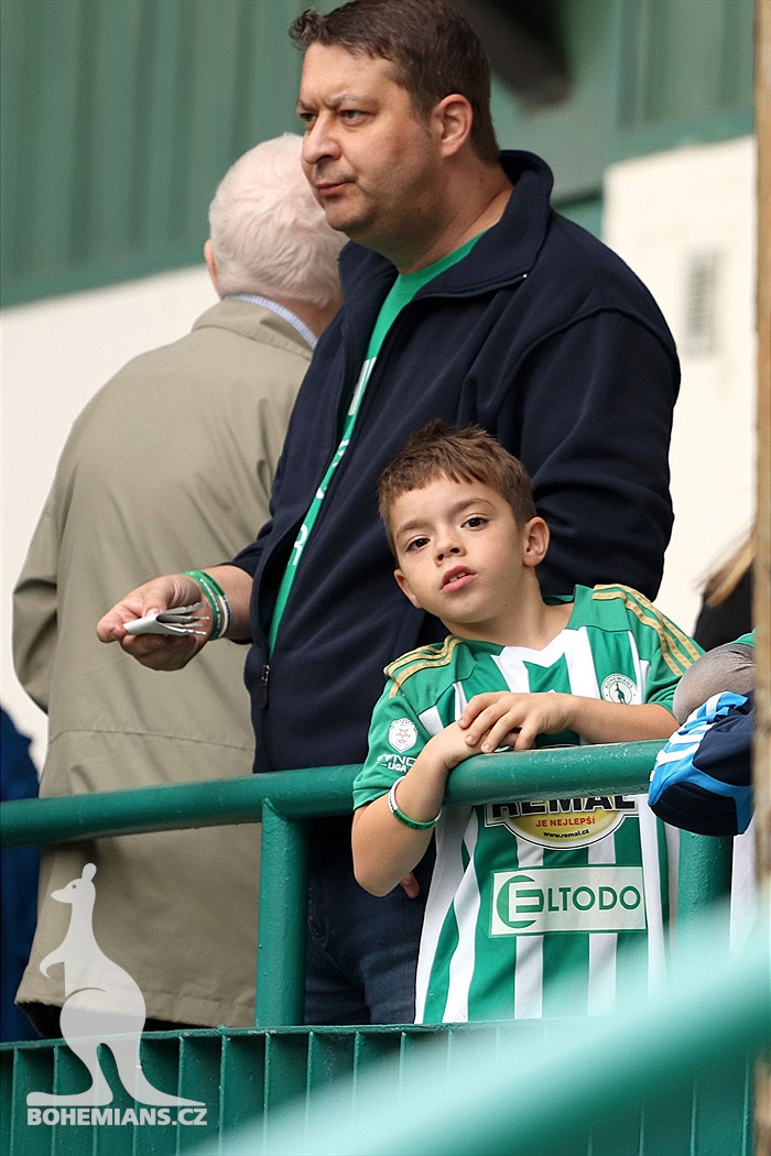 Dění na tribunách: Bohemians - Jablonec