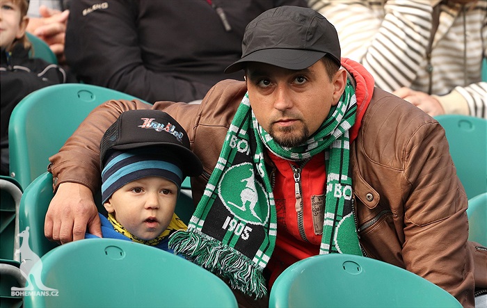 Dění na tribunách: Bohemians - Jablonec