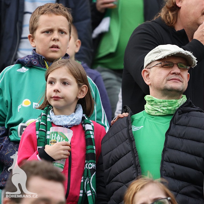 Dění na tribunách: Bohemians - Jablonec