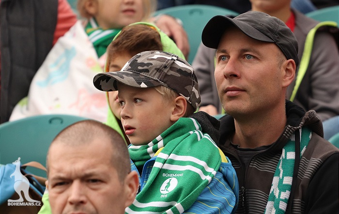 Dění na tribunách: Bohemians - Jablonec