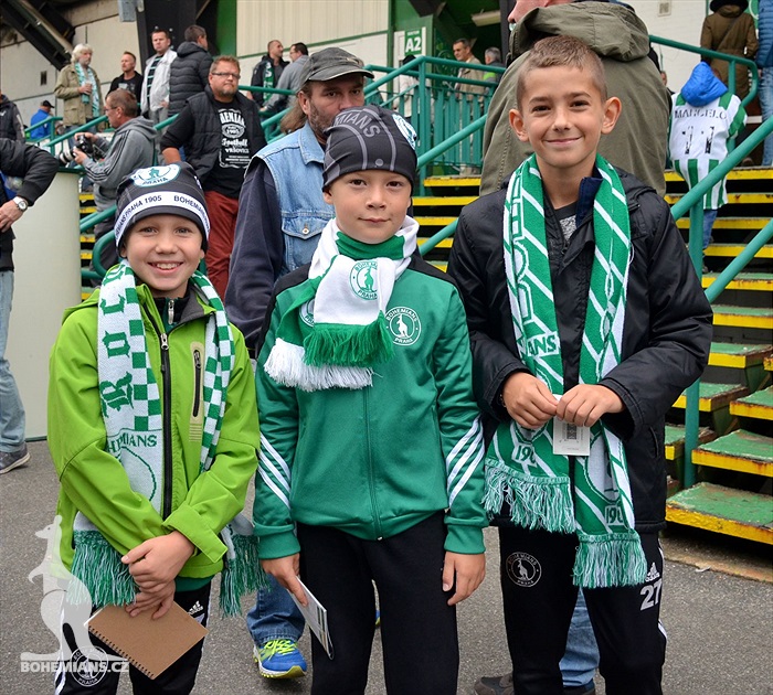 Dění na tribunách: Bohemians - Jablonec