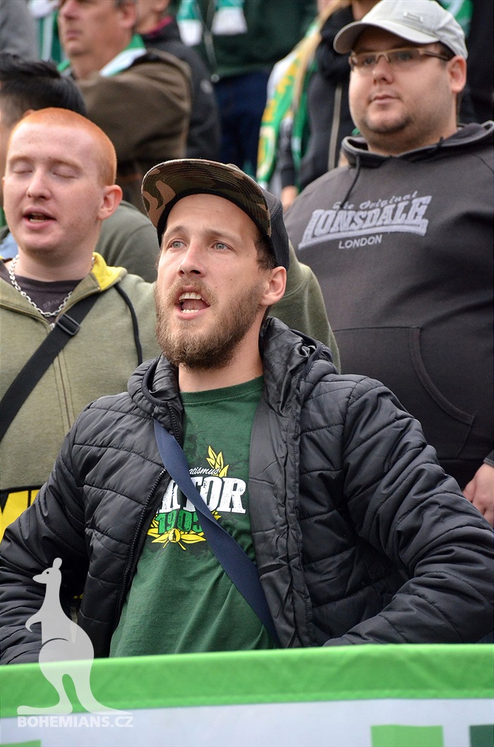 Dění na tribunách: Bohemians - Jablonec