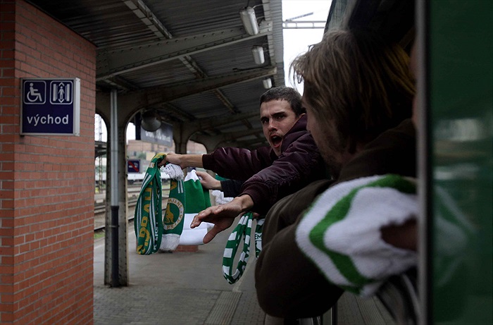 Výjezd fanoušků do Ostravy.