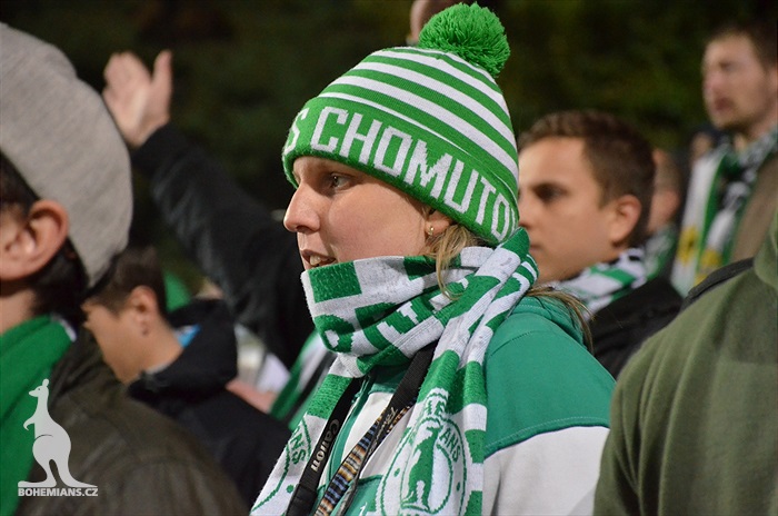 Dění na tribunách: Bohemians - Králův Dvůr