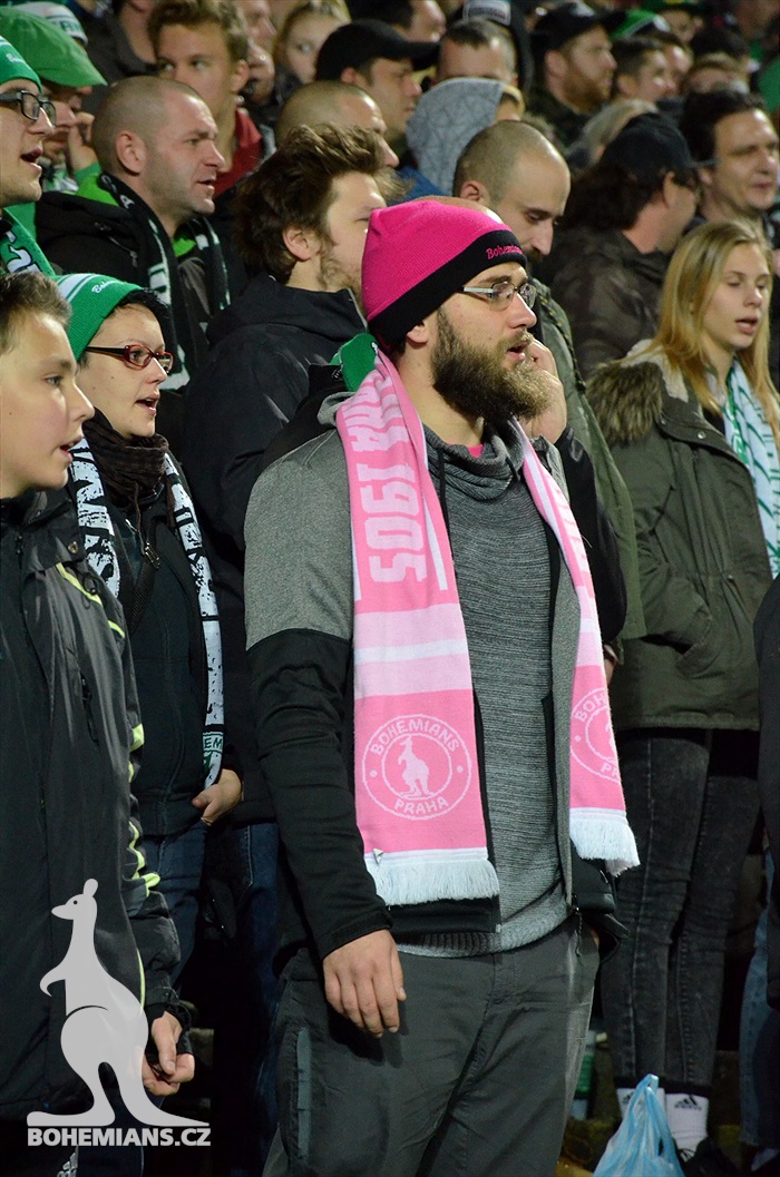 Dění na tribunách: Bohemians x Liberec