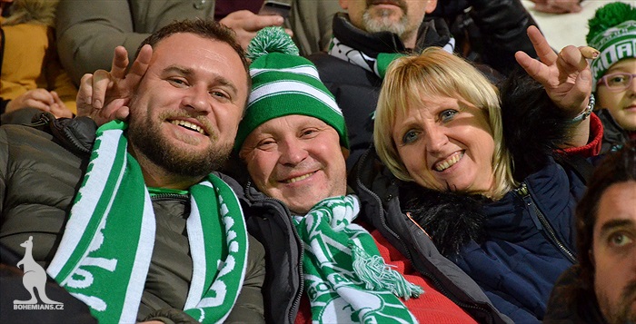 Dění na tribunách: Bohemians x Liberec