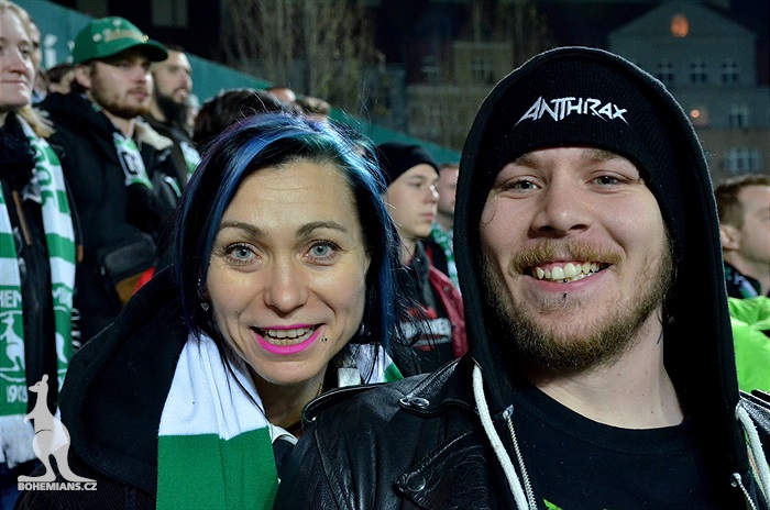 Dění na tribunách: Bohemians x Liberec