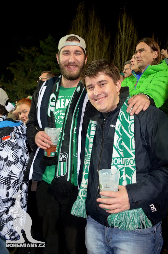 Dění na tribunách: Bohemians x Liberec