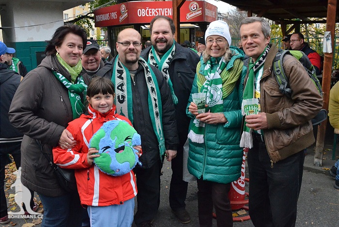 Dění na tribunách: Bohemians - Zlín