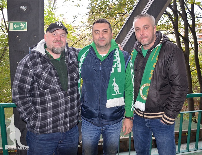 Dění na tribunách: Bohemians - Zlín