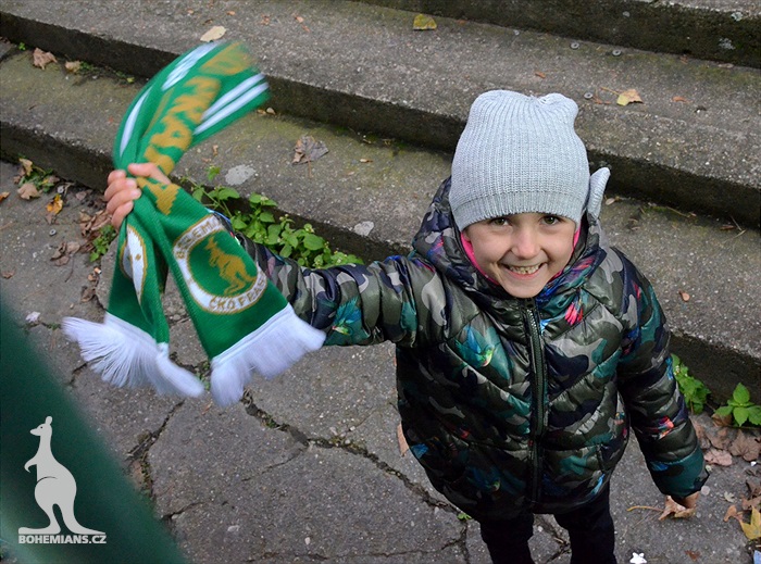 Dění na tribunách: Bohemians - Zlín