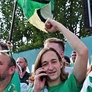 Dění na tribunách: Bohemians - Slovácko