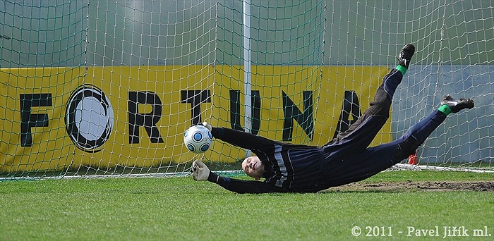 Předzápasový trénink v Ďolíčku. Bohemka se připravuje na Příbram.