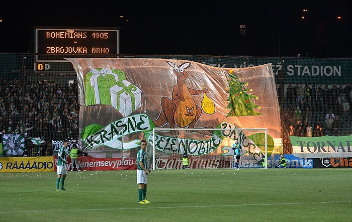 Bohemians Praha 1905 - FC Zbrojovka Brno 1:1 (0:1)