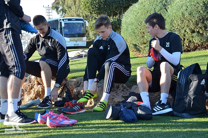 První trénink na soustředění