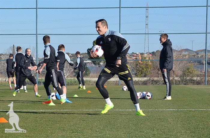 První trénink na soustředění