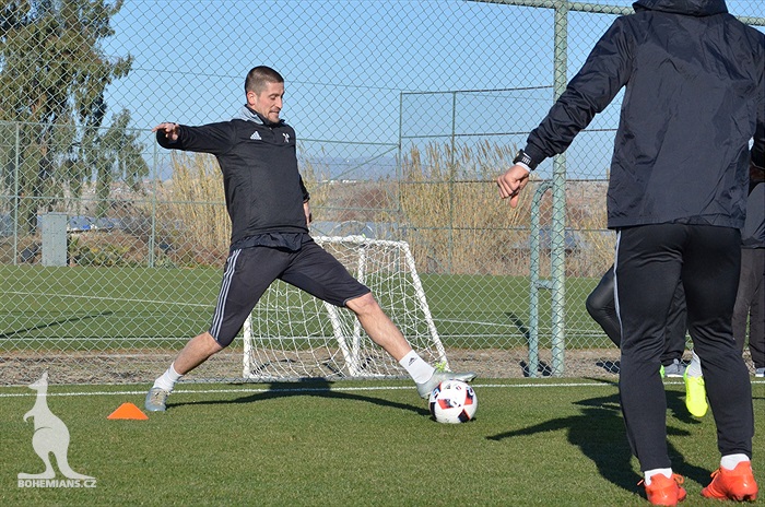 První trénink na soustředění