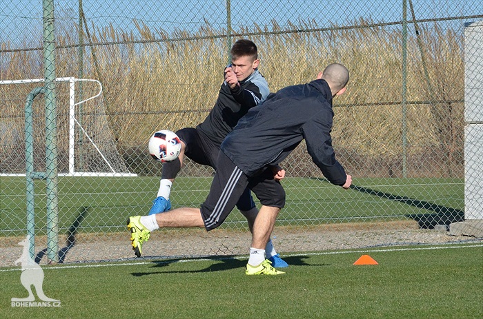 První trénink na soustředění