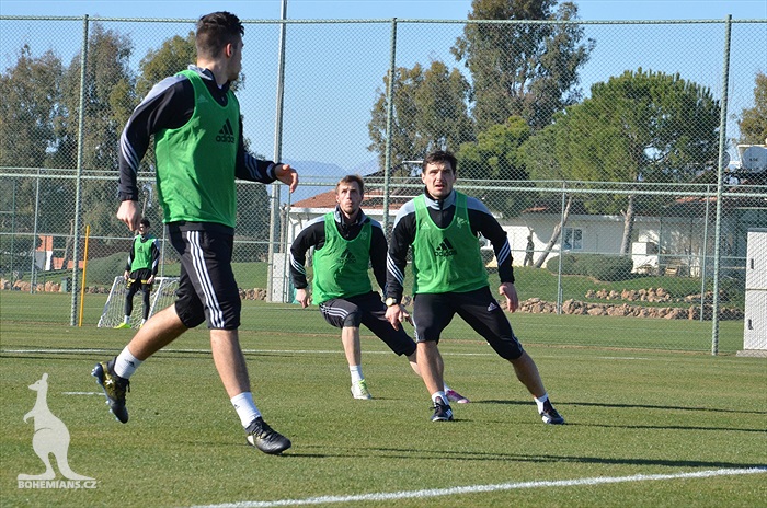 První trénink na soustředění