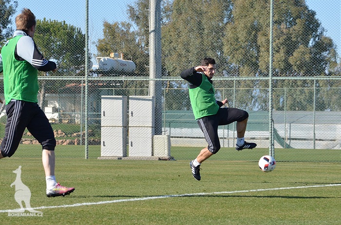 První trénink na soustředění