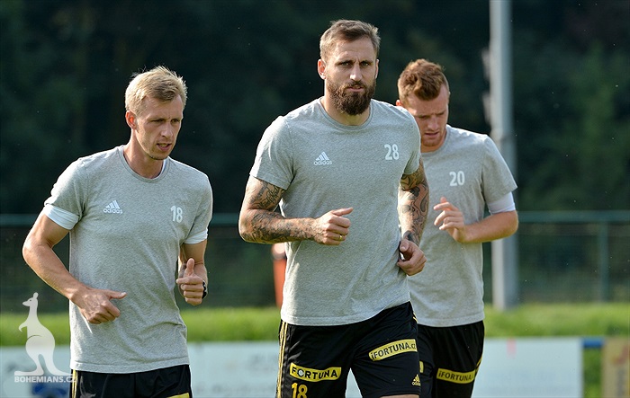 Jan Holedna se zapojil do tréninku