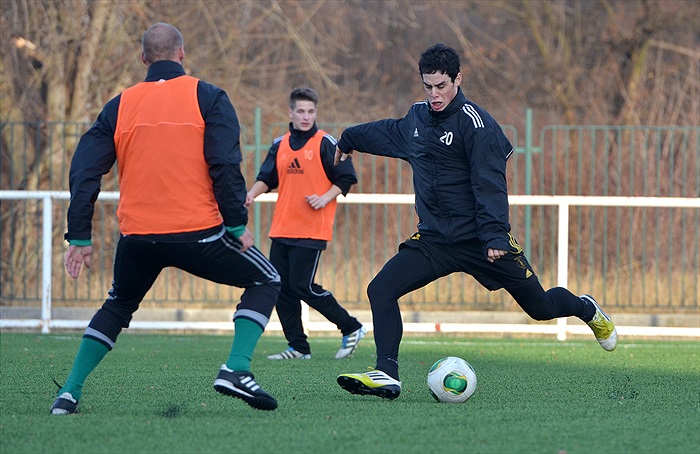 Odpoledne Klokani trénovali na hřišti