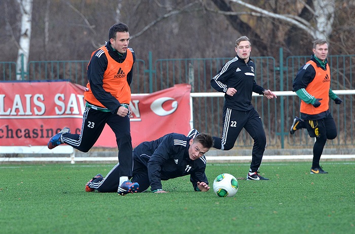 Odpoledne Klokani trénovali na hřišti