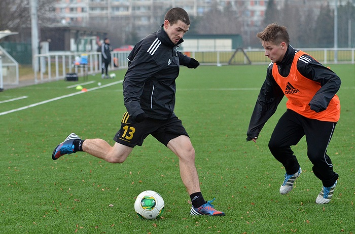 Odpoledne Klokani trénovali na hřišti