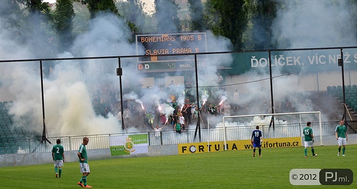Bohemians 1905 B - Slavia Praha B 0:3 (0:0)