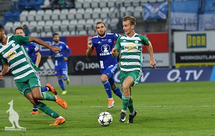 SK Sigma Olomouc - Bohemians Praha 1905 2:3 (2:0)