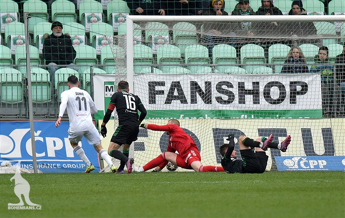 Karviná - Bohemians 1:1 (1:0)
