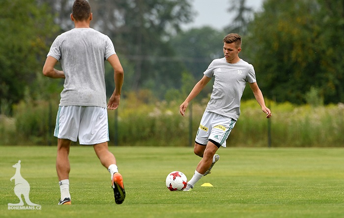 Jakub Nečas již trénoval s Bohemkou