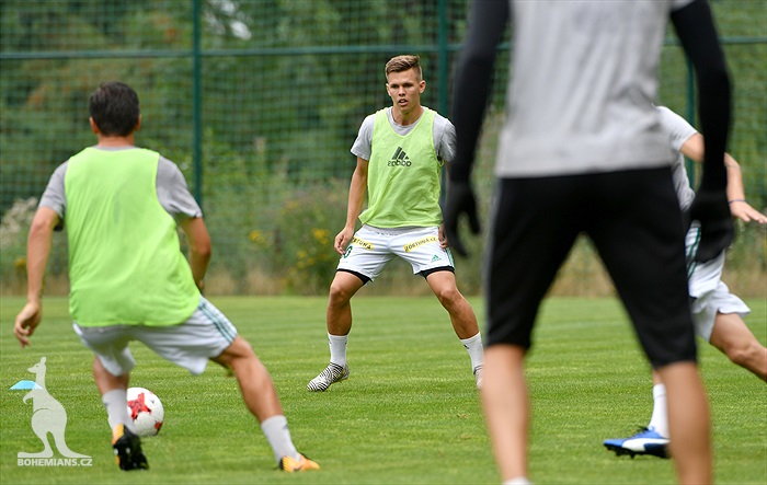 Jakub Nečas již trénoval s Bohemkou