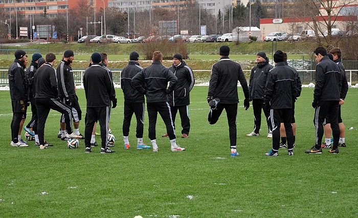 Odpolední trénink na hřišti