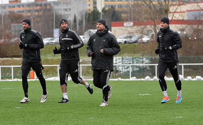 Odpolední trénink na hřišti