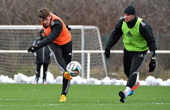 Odpolední trénink na hřišti