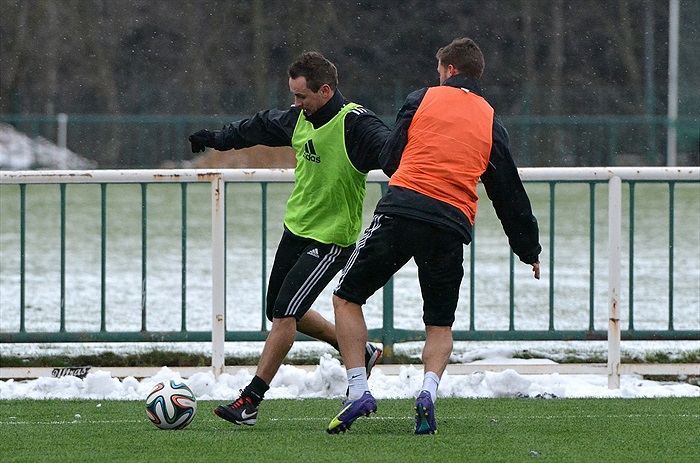 Odpolední trénink na hřišti