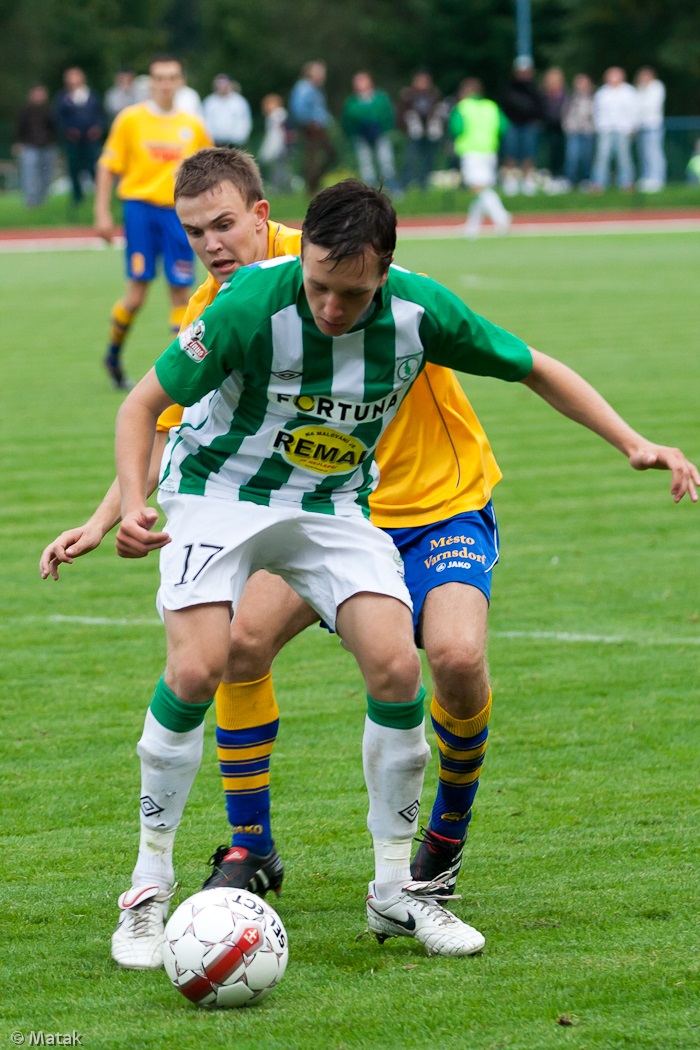 Slovan Varnsdorf - Bohemians 1905 1:1, 5:4 pp